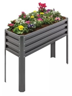 Metal Double Height Raised Garden Bed 8 Metal Double Height Raised Garden Bed -Garden Care Shop 8613688 01V 3 4