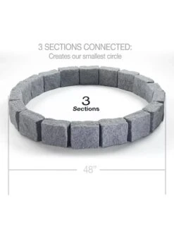 Beuta™ 6-Block Edging Section, 4 Pack -Garden Care Shop 8614155 04V 3 4