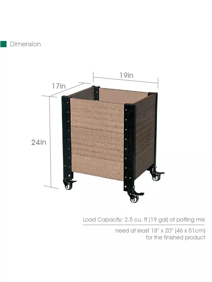 Mobile Deep Root Corner Planter 3 Mobile Deep Root Corner Planter - Image 3