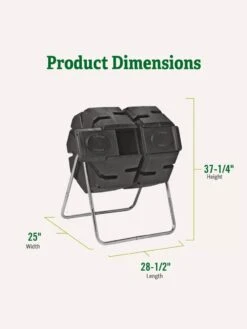 Dual-Batch Compost Tumbler 7 Dual-Batch Compost Tumbler -Garden Care Shop Dual Compost Bin 2