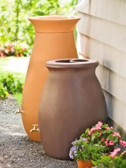 Rainwater Urn, 65 Gallon -Garden Care Shop GS38683 02 tif